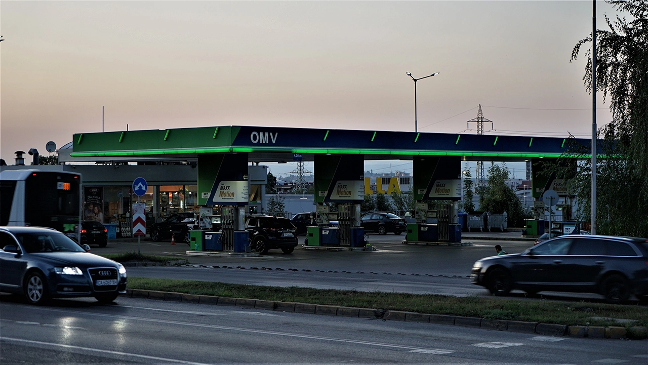 Gas-station and petrol-stations of OMV